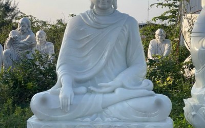 PHẬT THÍCH CA ĐÁ TRẮNG NGUYÊN KHỐI – TÁC PHẨM NGHỆ THUẬT TÂM LINH TRƯỜNG TỒN VỚI THỜI GIAN