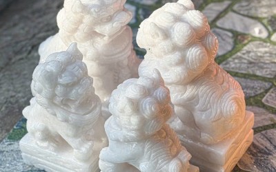 Tượng kỳ lân đá trắng nguyên khối – Sự lựa chọn phong thủy mang lại bình an và thịnh vượng